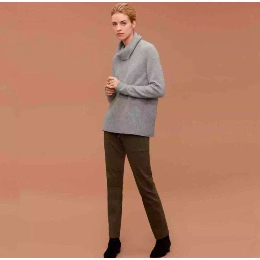 Community Aritzia Womens Cowl Neck Sweater Heather Grey Relaxed‎ Knit Small